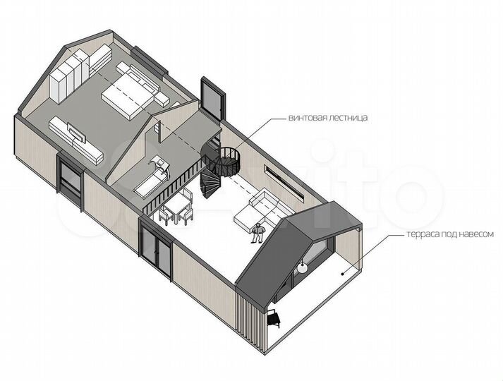 Дом 137 м² на участке 8,5 сот.