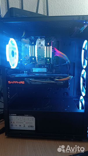 Игровой пк Ryzen5500+SapRx5600xt+16гбозу+nvme500