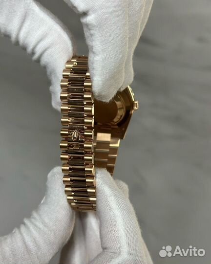 Часы rolex day date 40mm rosegold olive