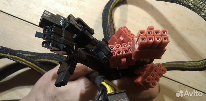 Для модульного блока питания PCI-E 8pin на 6pin и