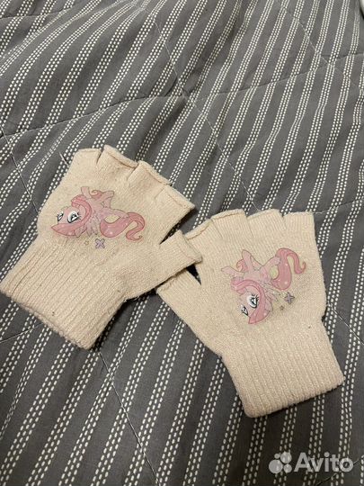 Перчатки без пальцев my little pony