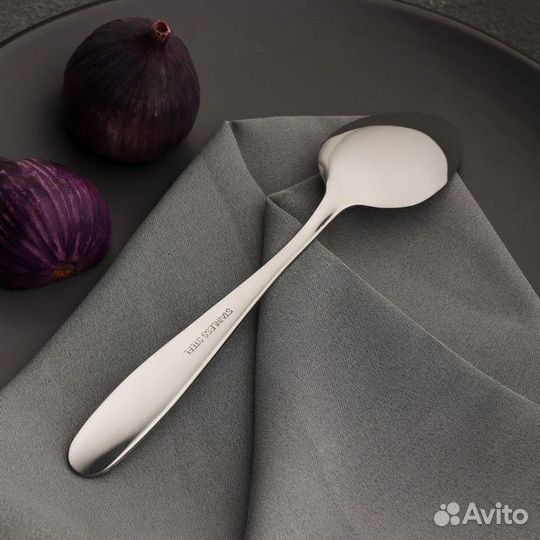 Набор ложек столовых из нержавеющей стали Доляна «