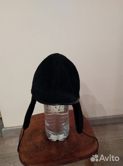 Шапка женская замшевая