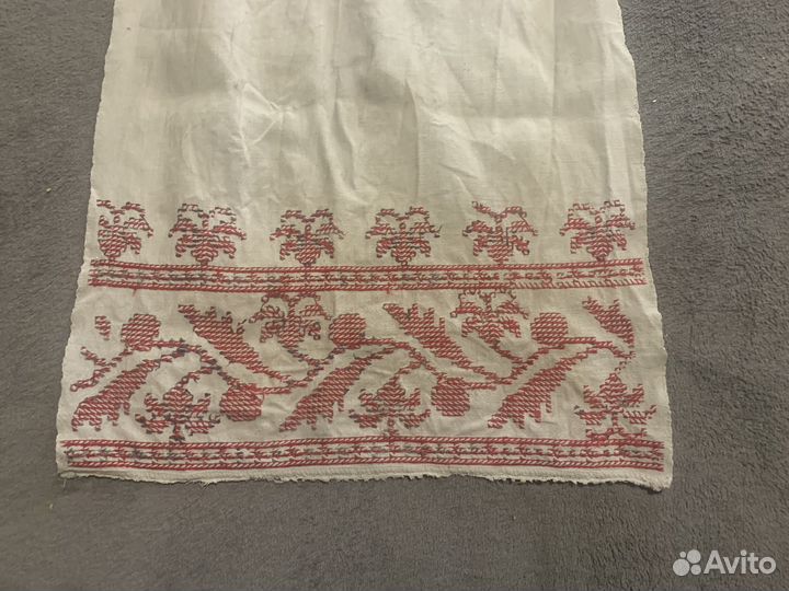 Рушник с вышивкой старинный