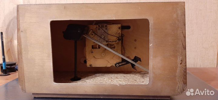 Часы каминные с боем Янтарь СССР