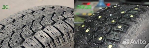 Дошиповка зимних автошин, восстановление ошиповки