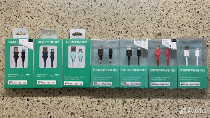 Зарядный кабель Gerffins/Belkin Lightning/Type-C