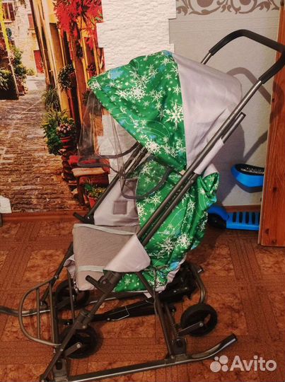 Коляска санки