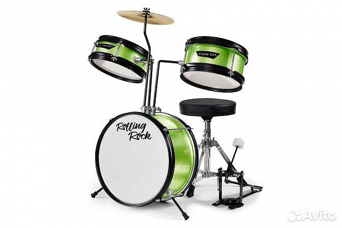 Rolling rock 1288 белые новые детские барабаны