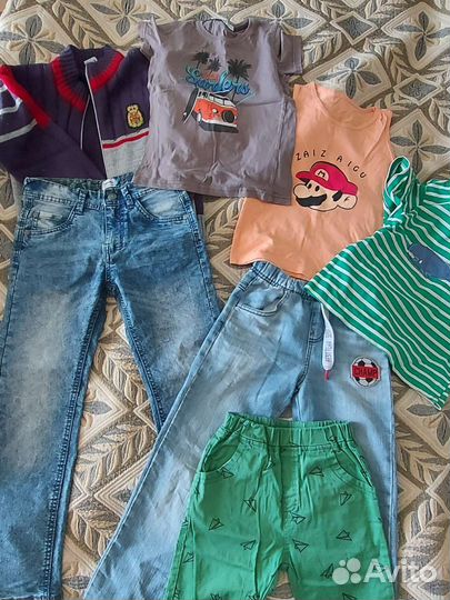 Детская одежда для мальчиков пакетом