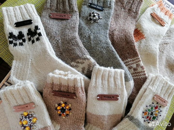 Шерстяные носки