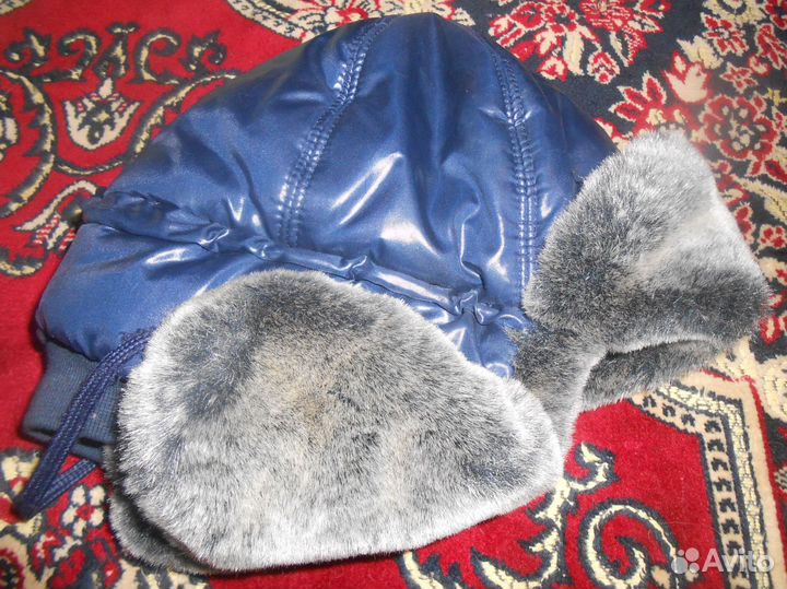 Шапка зимняя детская ушанка Б/у хор.сост