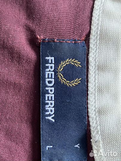 Футболка fred perry с лампасами