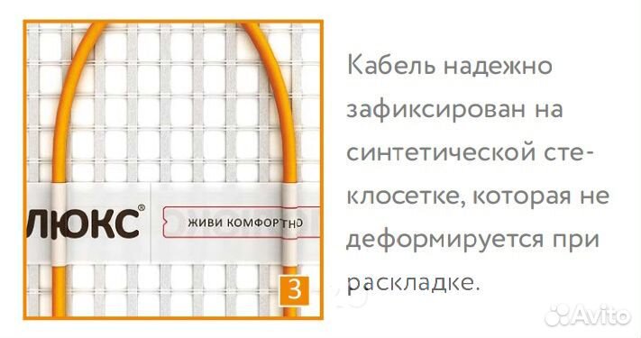 Теплый пол Теплолюкс tropixмнн 560 Вт (3,5 кв.м)