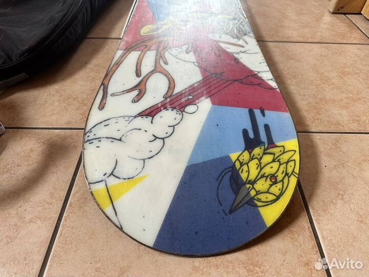 Сноуборд 150 и крепления Glide, чехол К2