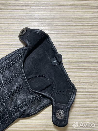 Перчатки женские кожаные 7 размер