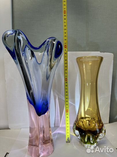Ваза чешский хрусталь СССР
