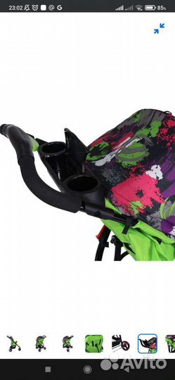 Прогулочная коляска 2 в 1 бу