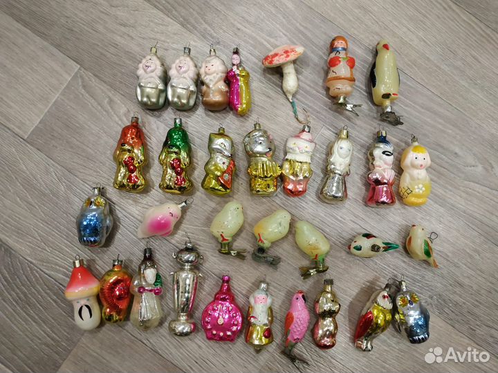 Елочные игрушки СССР