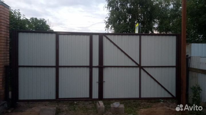 Откатные ворота под ключ