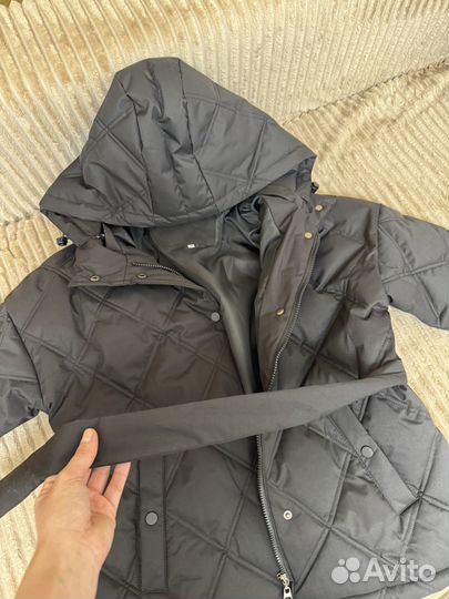 Куртка демисезонная женская черная 44