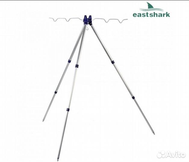 Телескопическая тренога для удилищ