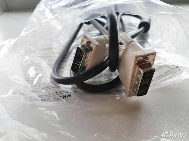 Кабель Dvi-d-Dvi-d New awm с защитой (2м)