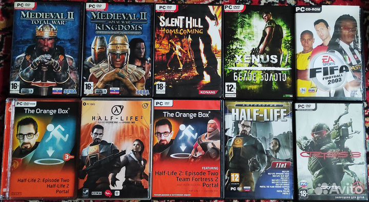 Игры dvd box пк ps2