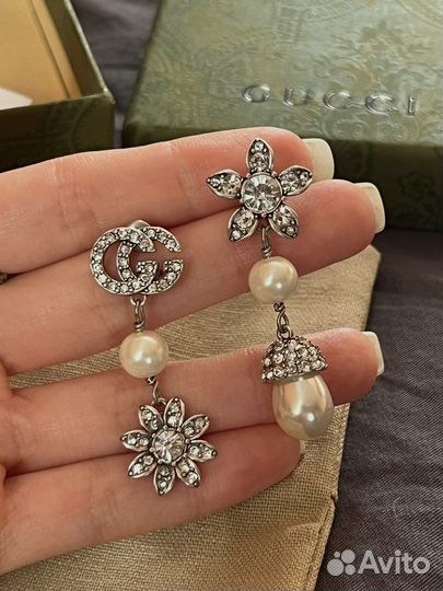 Серьги Gucci оригинал