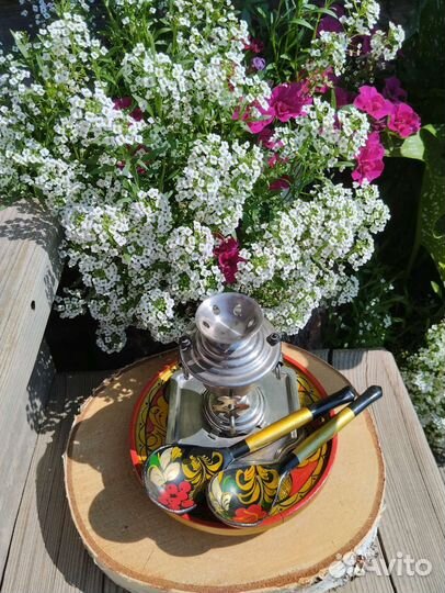 Советские сувениры. Хохлома. Самовар сувенирный