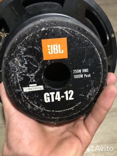 Сабвуфер JBL GT-12