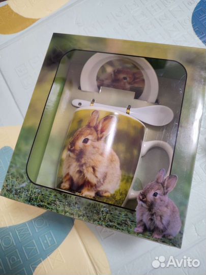 Кружка подарочная год кролика