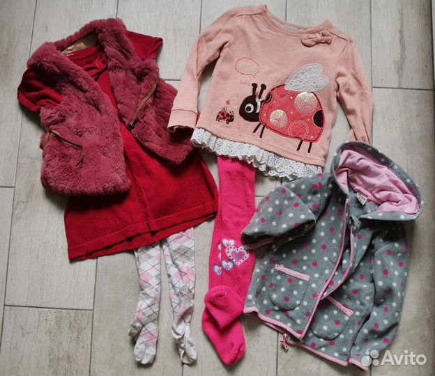 Вещи пакетом для девочки 98