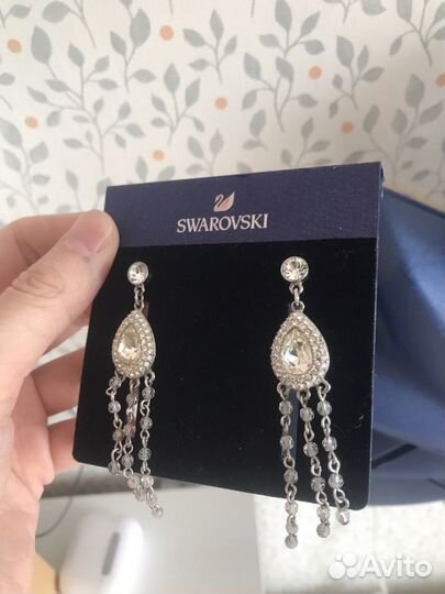 Серьги swarovski