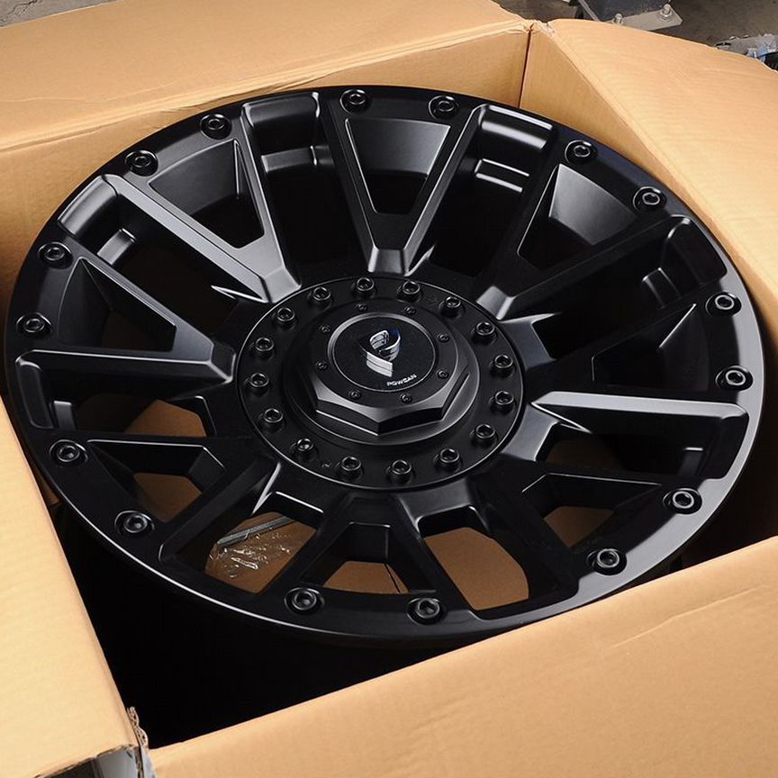 Диски на Jeep Grand Cherokee, Jeep Wrangler, Dodge Durango Powcan BK5821 9x18/5x127 D77.8 Black Matt