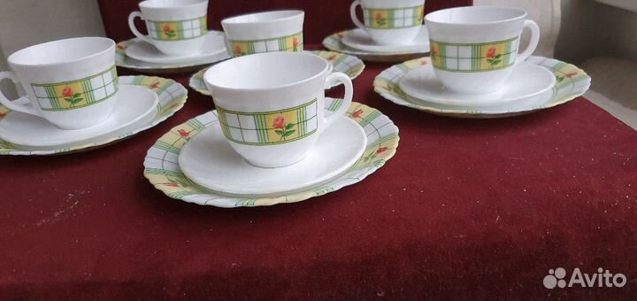 Сервиз чайный 18 предметов Luminarc Франция Новый