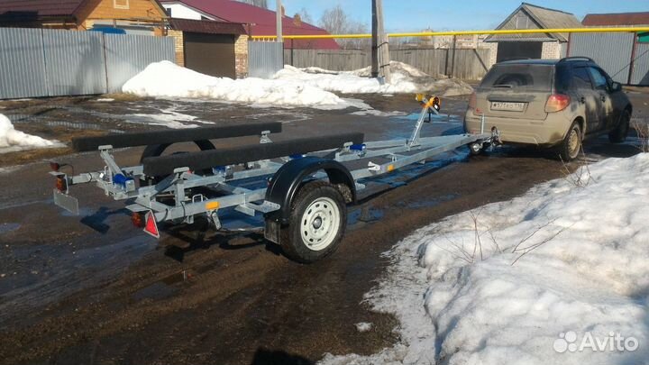 Прицеп оцинк Дельфин 6,0 ресс, 82944С Трейлер