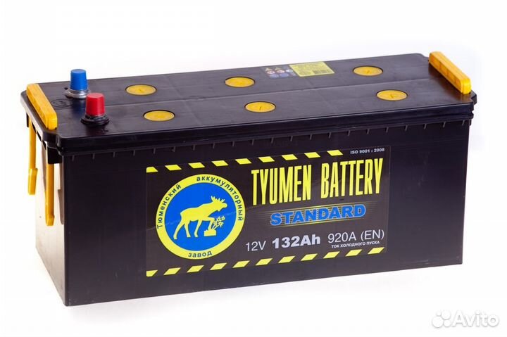 Аккумулятор Тюмень 132 Ач обратная полярность
