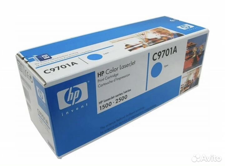 Картридж HP C9701A (голубой)