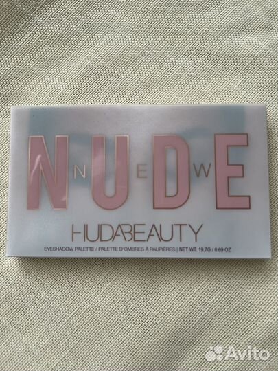 Палитра теней huda beauty nude NEW