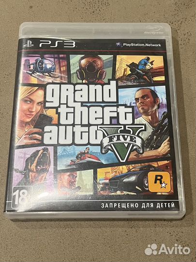 GTA 5 PS3 Диск + Плакат
