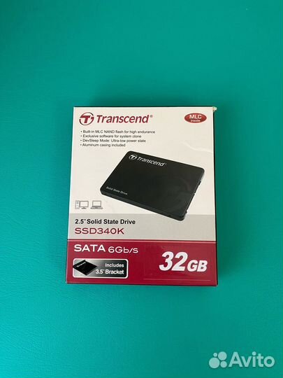SSD Диск 32Gb 2.5 Transcend