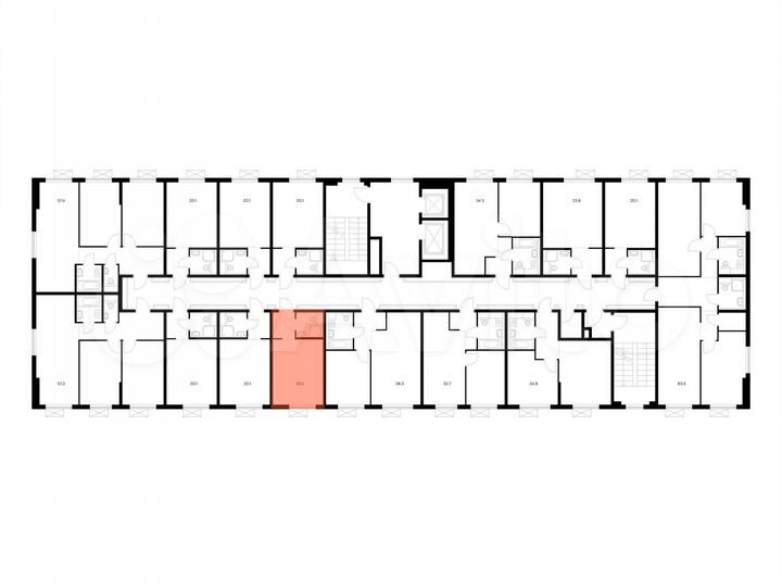 Апартаменты-студия, 20,1 м², 12/14 эт.