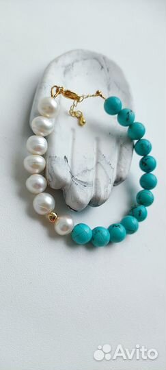 Чокер колье браслет из натуральных камней