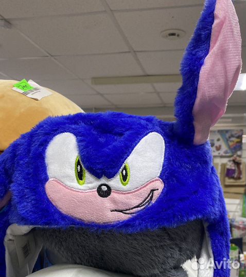 Шапка Соник с двигающимися ушами