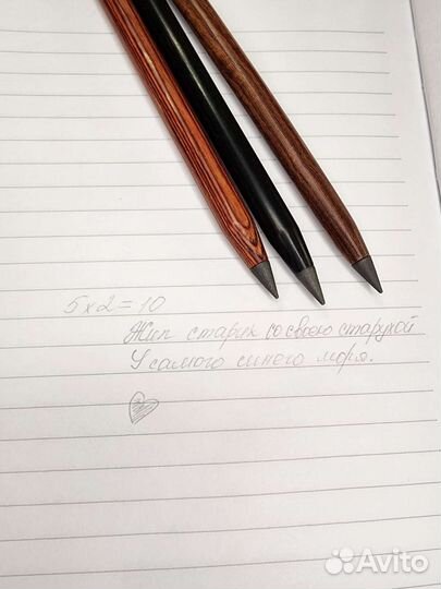 Вечный карандаш деревянный в коробке