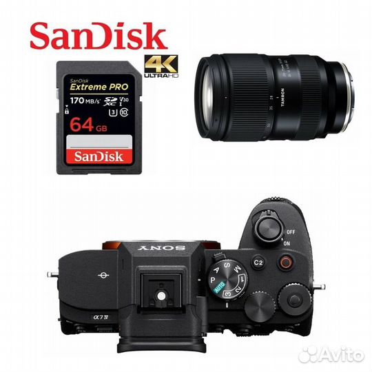 Sony A7 IV + Tamron 28-75 G2 + Карта 64GB