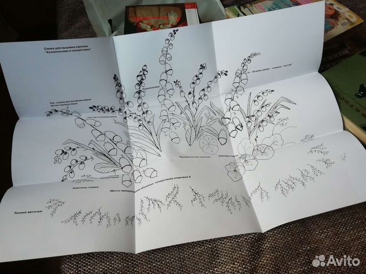 Книга объёмная вышивка