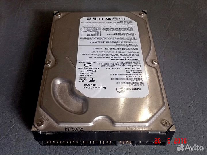 Seagate barracuda 7200.9 80 Gb ide