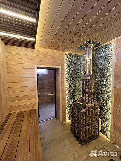 Плитка из змеевика для бани